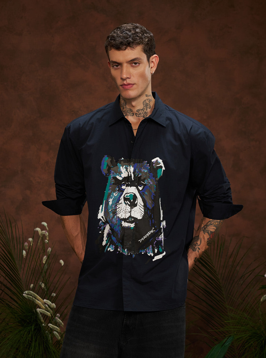 Grumpy Bear Shirt Navy