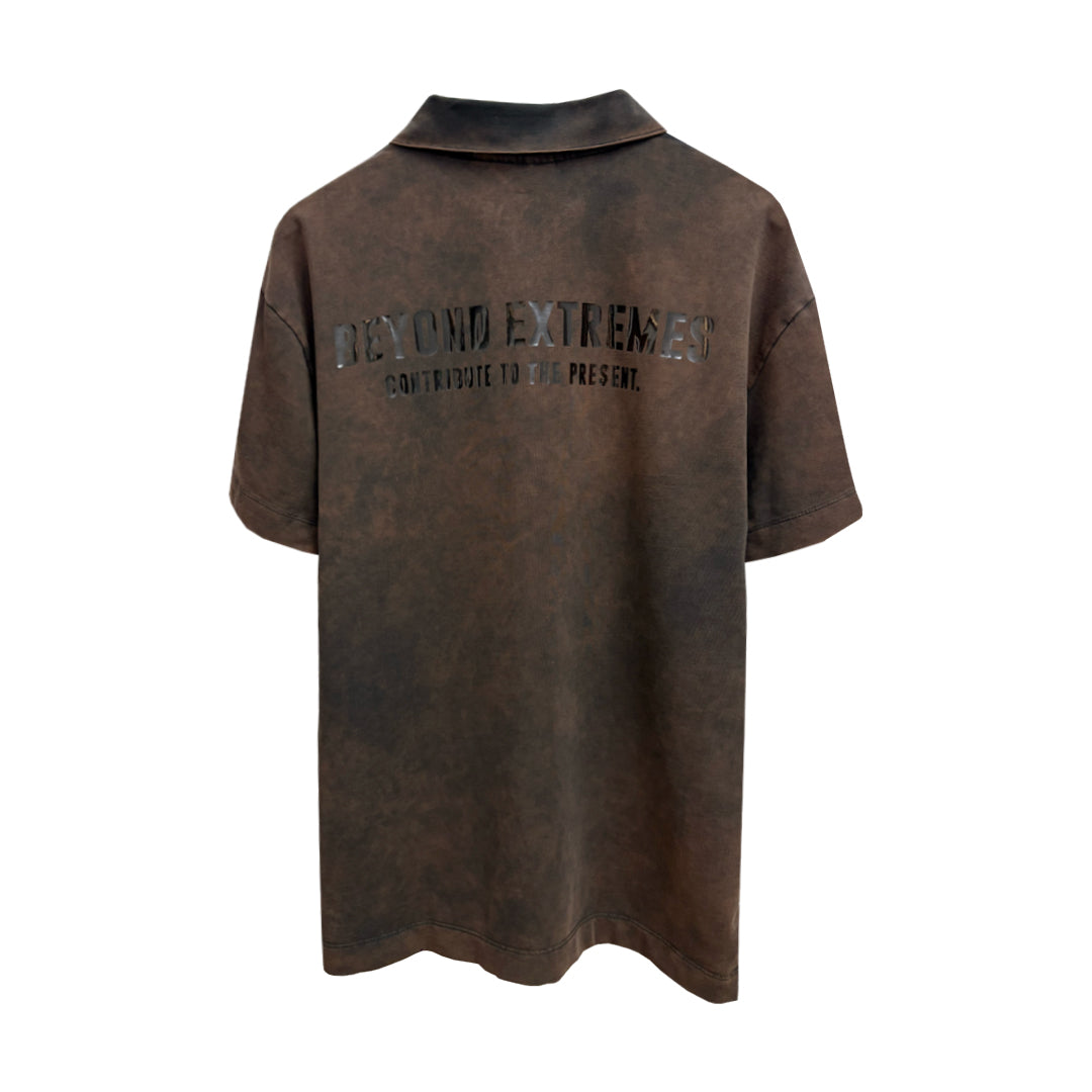 Aged Polo T-shirt [Unisex]