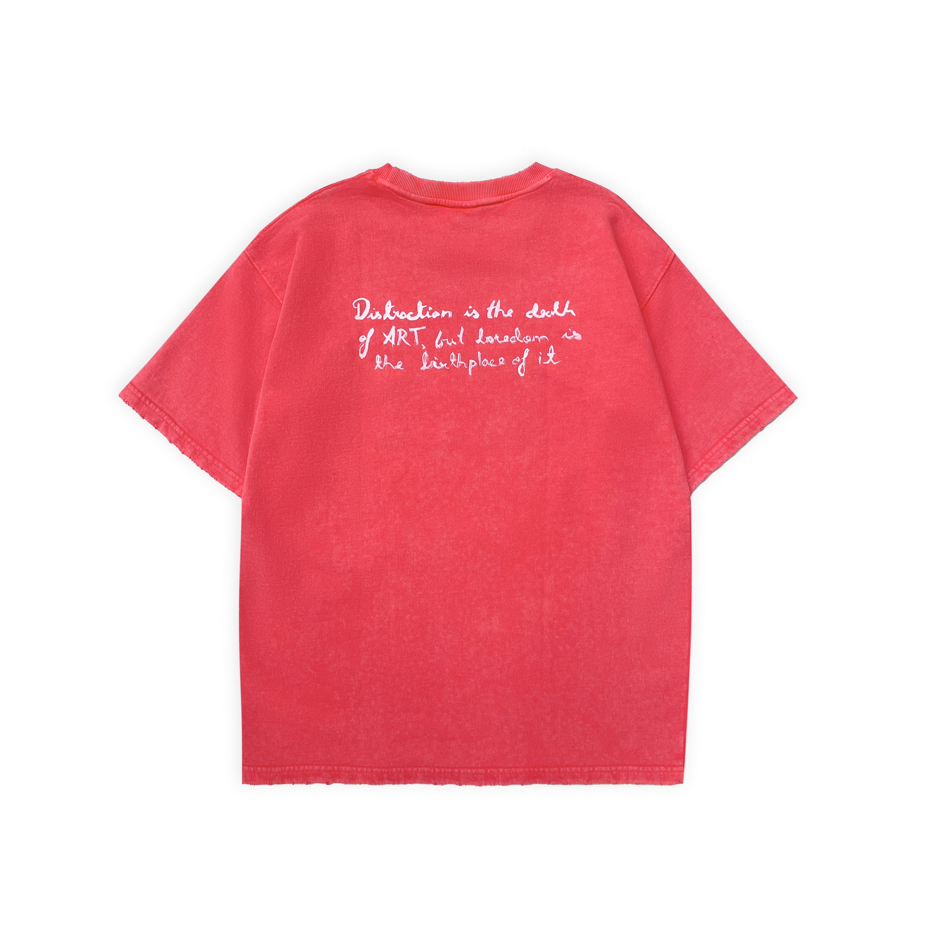 ART QUOTE T-SHIRT (SCARLET)
