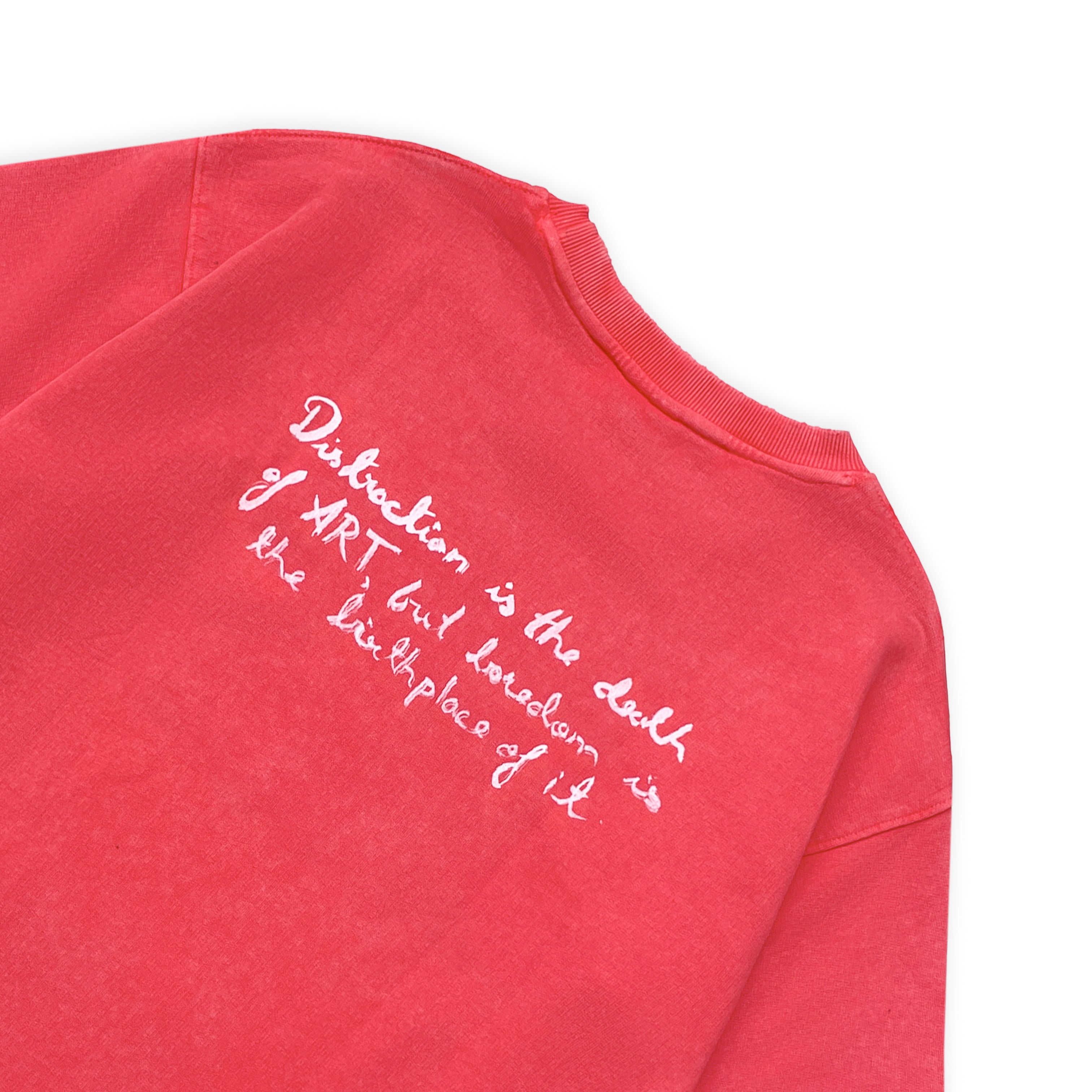 ART QUOTE T-SHIRT (SCARLET)