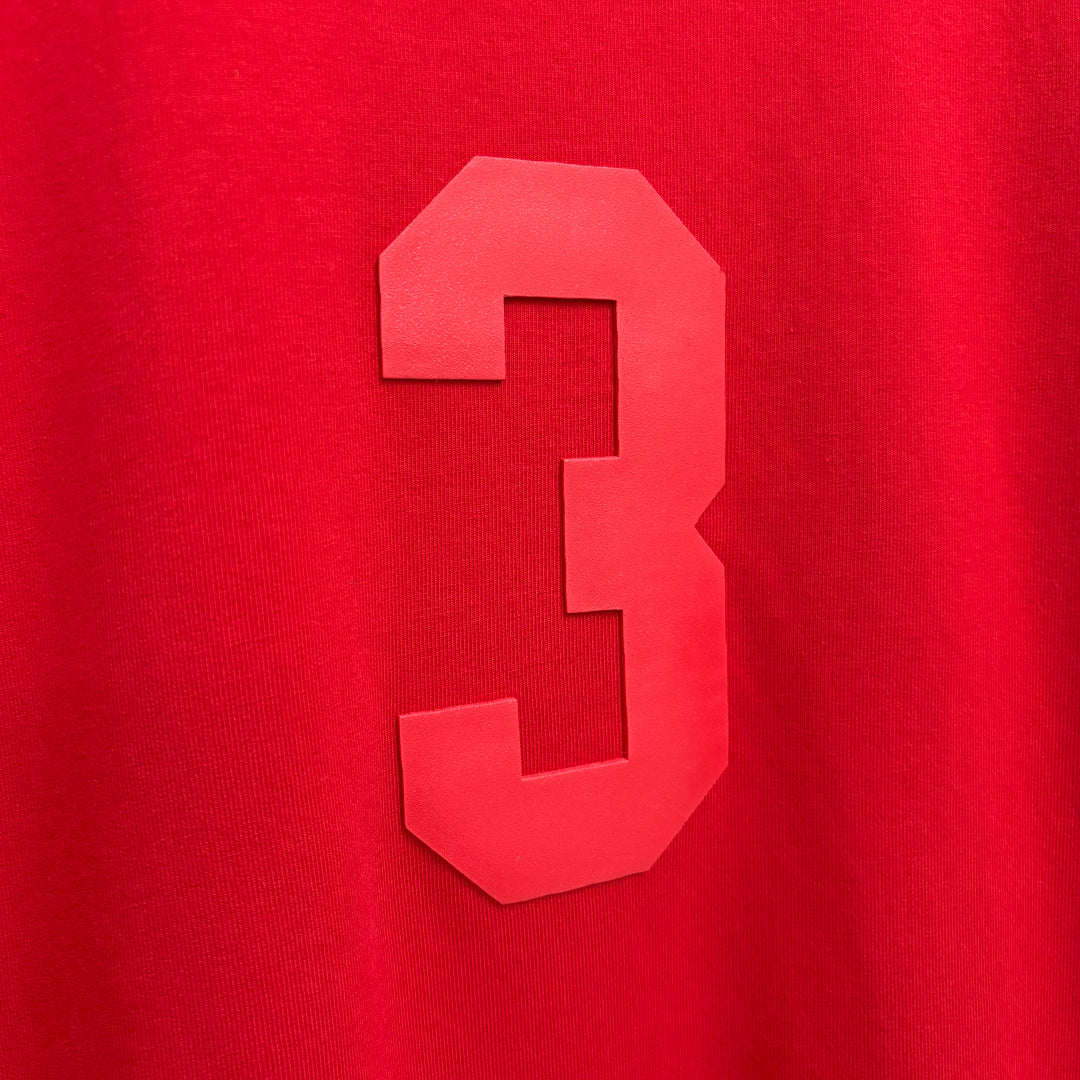 3 T-shirt in Red [Unisex]