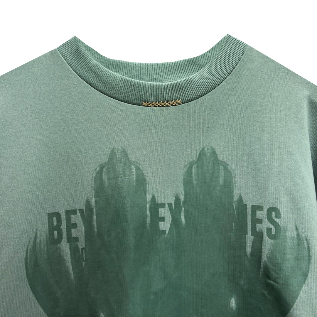 Glazed T-shirt in Sage Green [Unisex]
