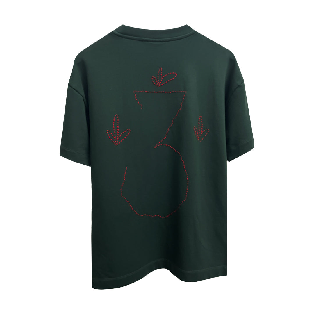 Flower Patched T-shirt 1*1 [Unisex]