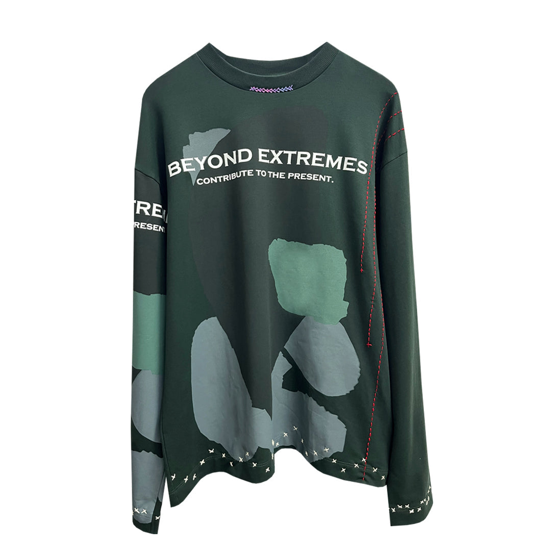 Reconstructed palette long sleeve 1*1 [Unisex]