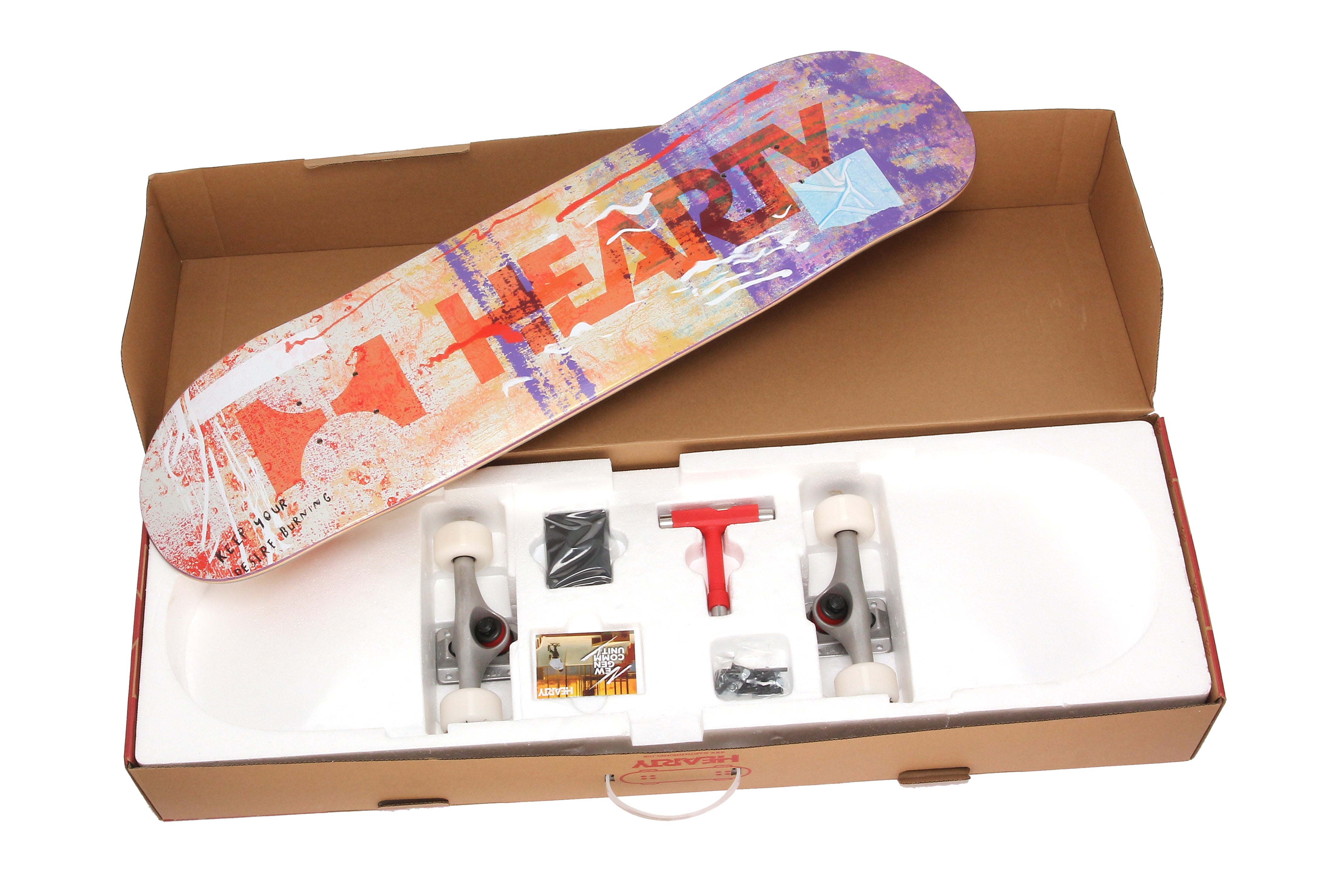 Hearty Pro-Complete Skateboard Pack- Unassembled- 8.0" & 8.25"-Urban Surge Gen-2