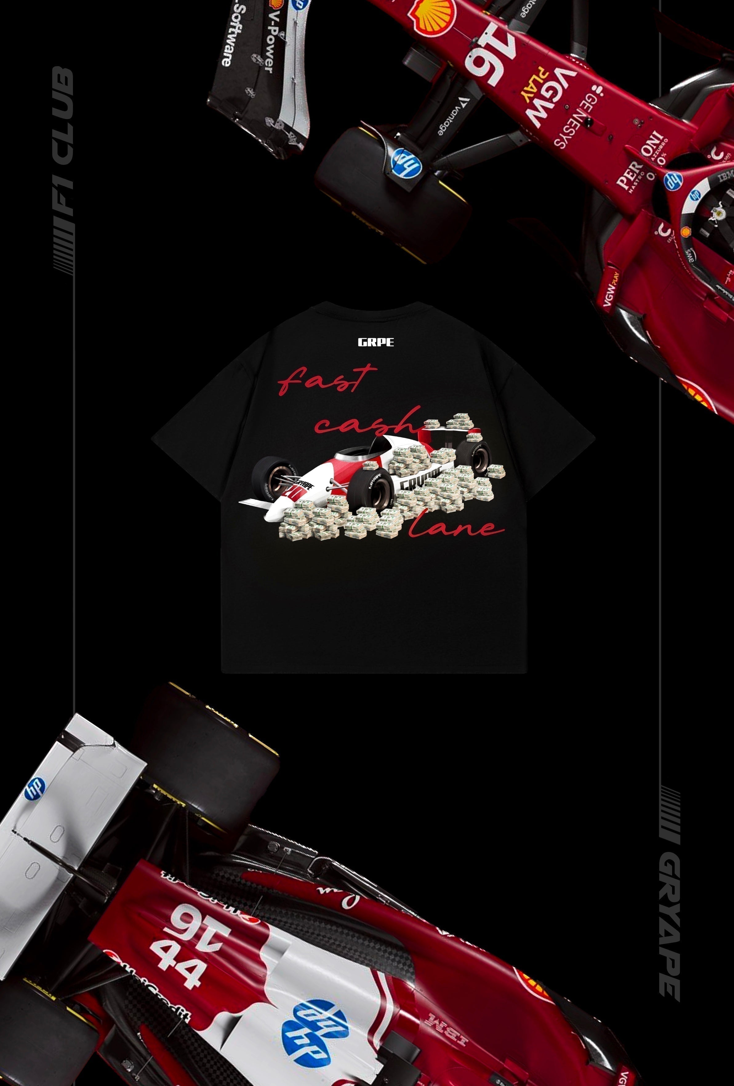 BLACK FAST CASH T-SHIRT