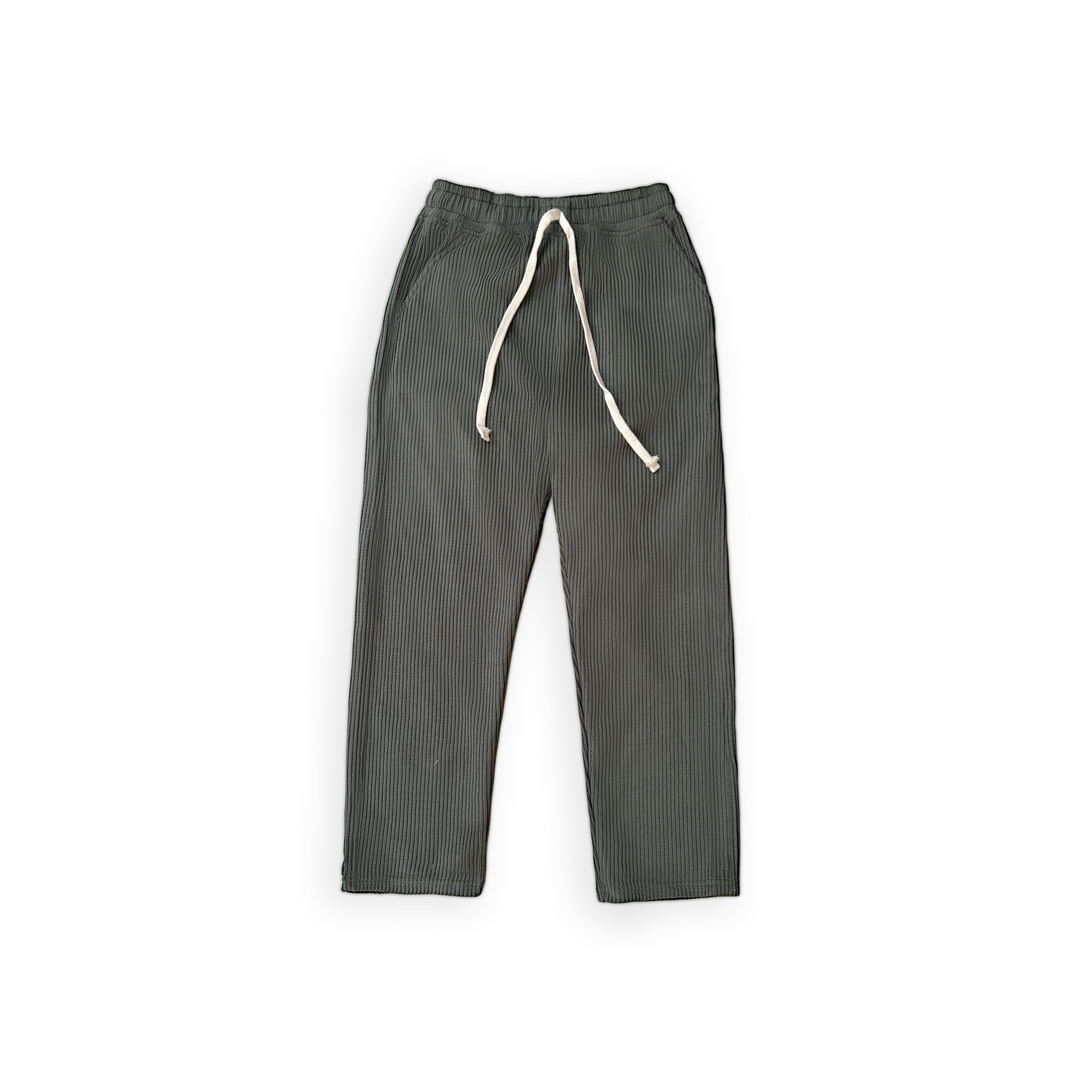 SWEATER KNIT FABRIC PANT(OLIVE)