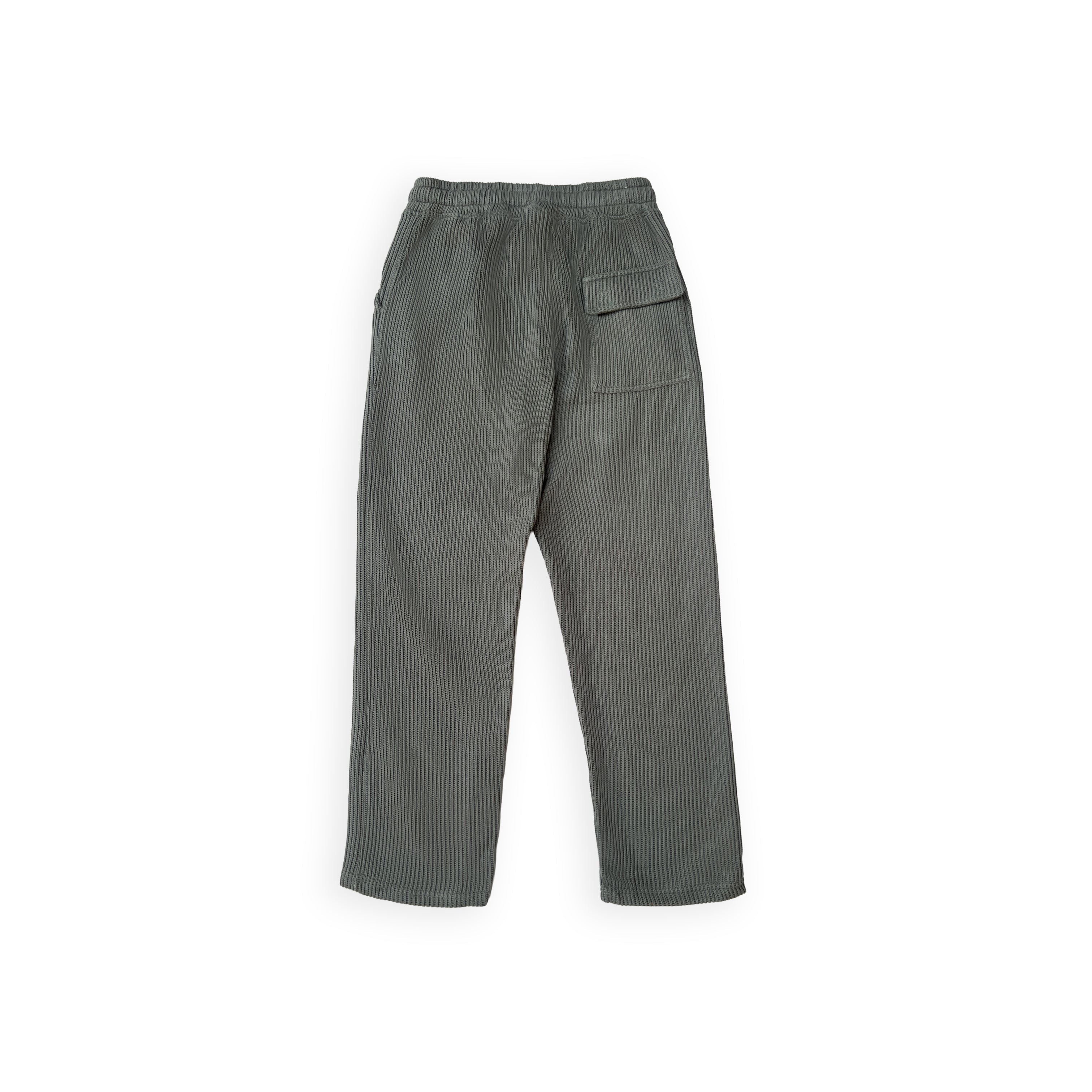 SWEATER KNIT FABRIC PANT(OLIVE)
