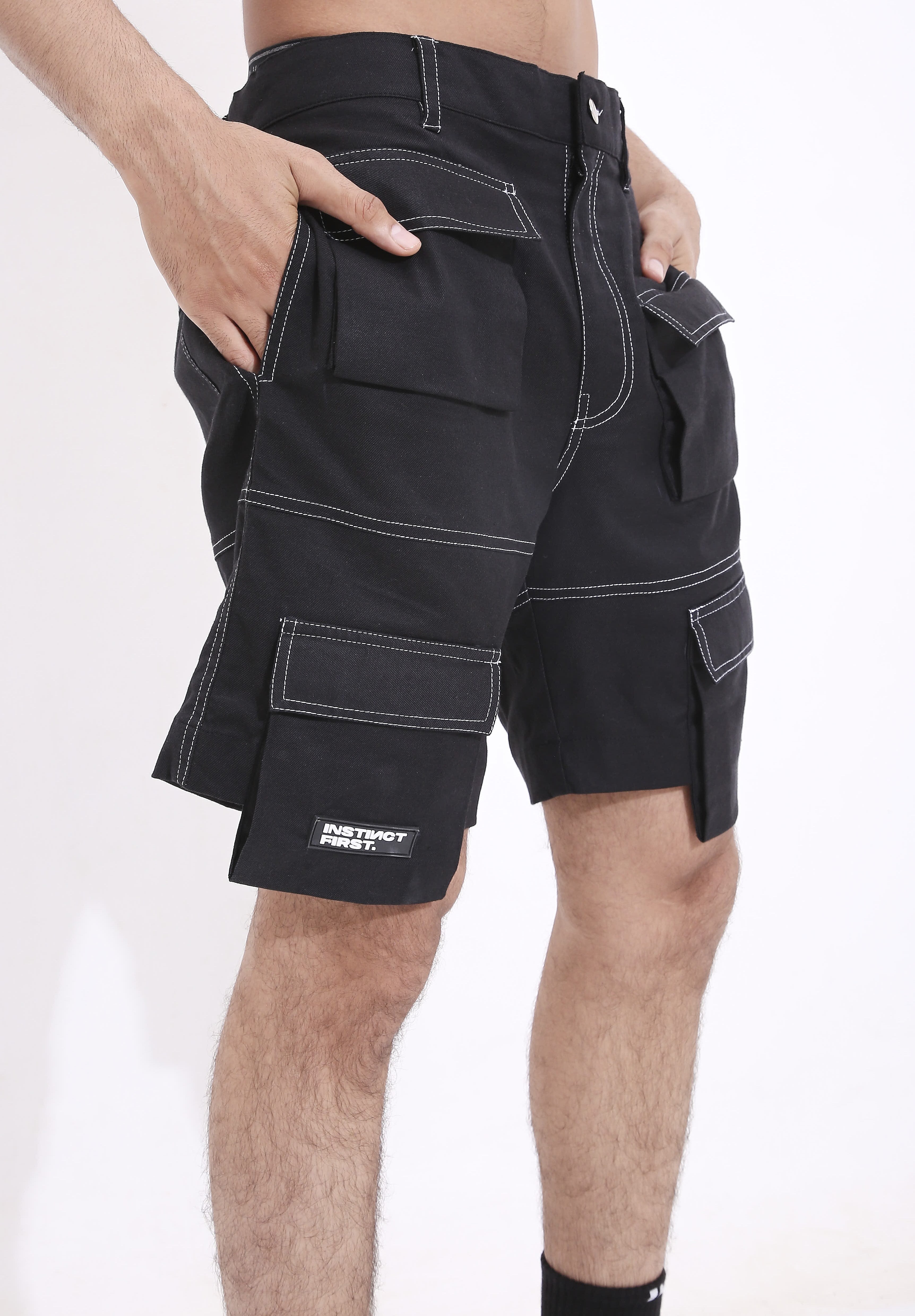 Institute Black Shorts
