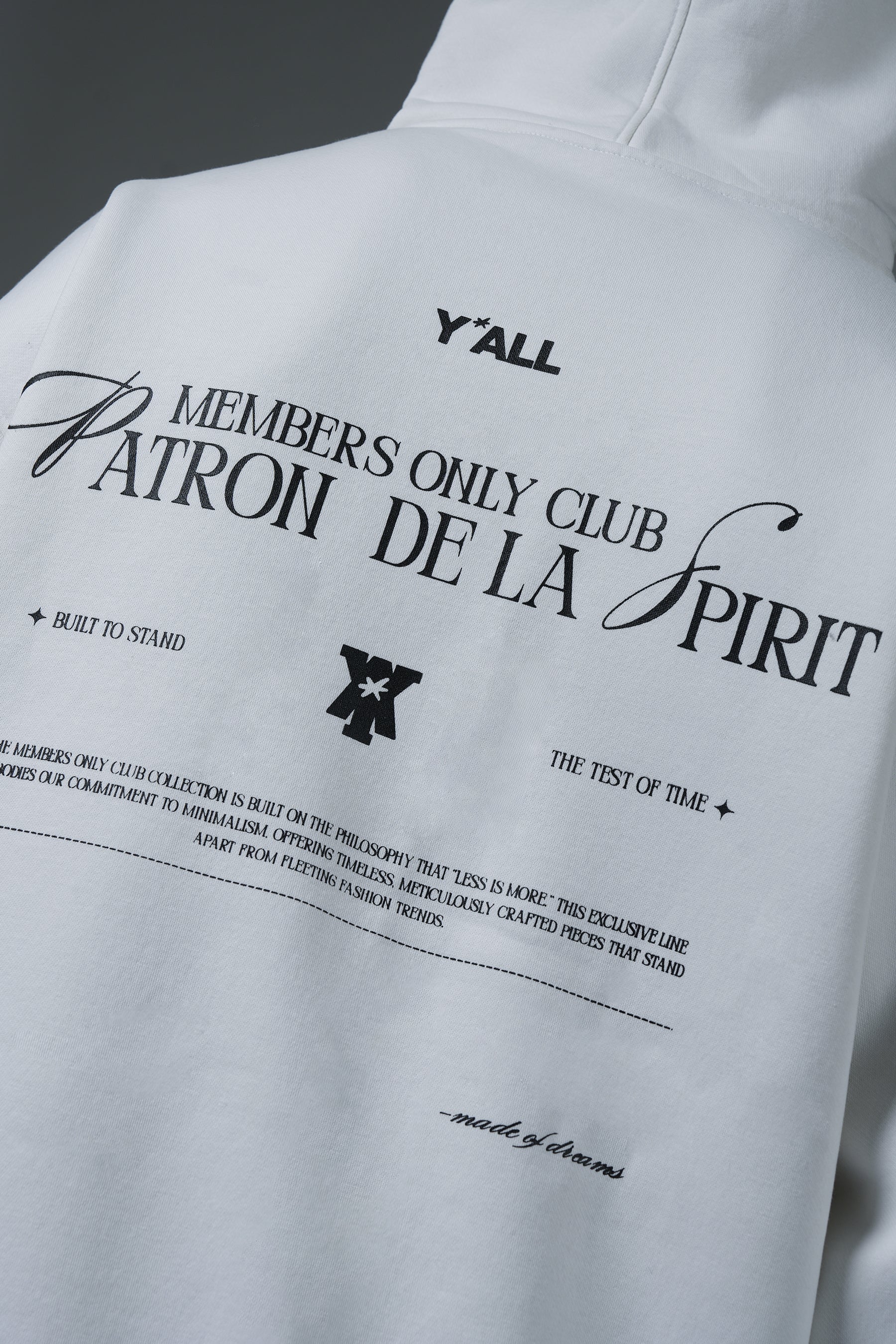 MEMBERS ONLY CLUB 2026 - HOODIE OFF WHITE