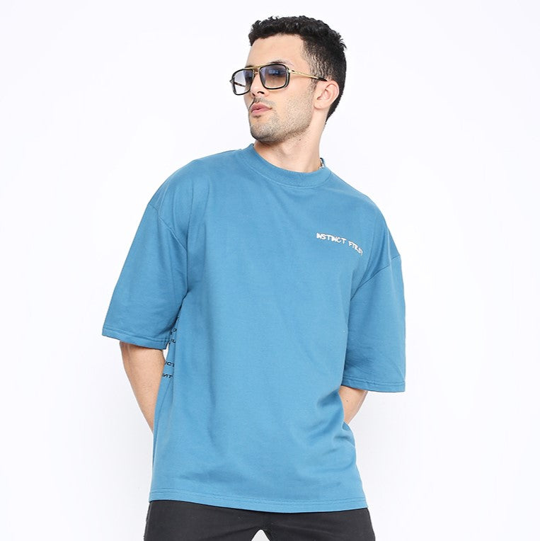 Blue IN Oversized T-Shirt (Blue)
