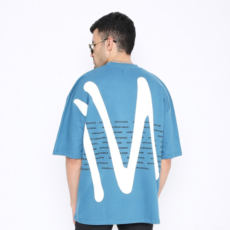 Blue IN Oversized T-Shirt (Blue)