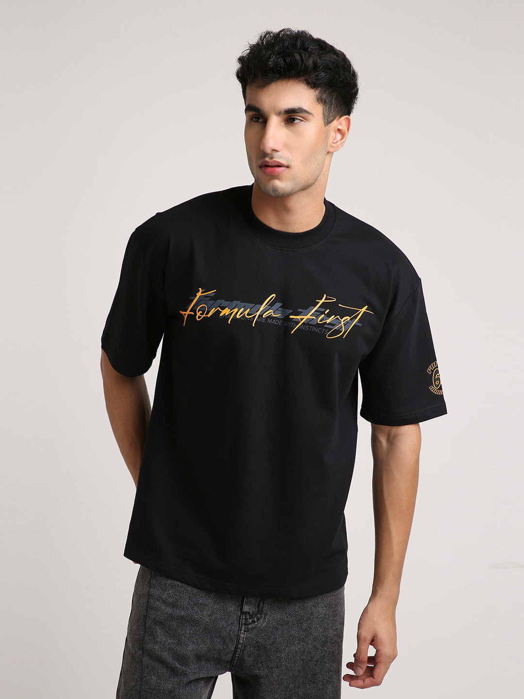 Papaya Ranger - Oversized T-shirt (Black)