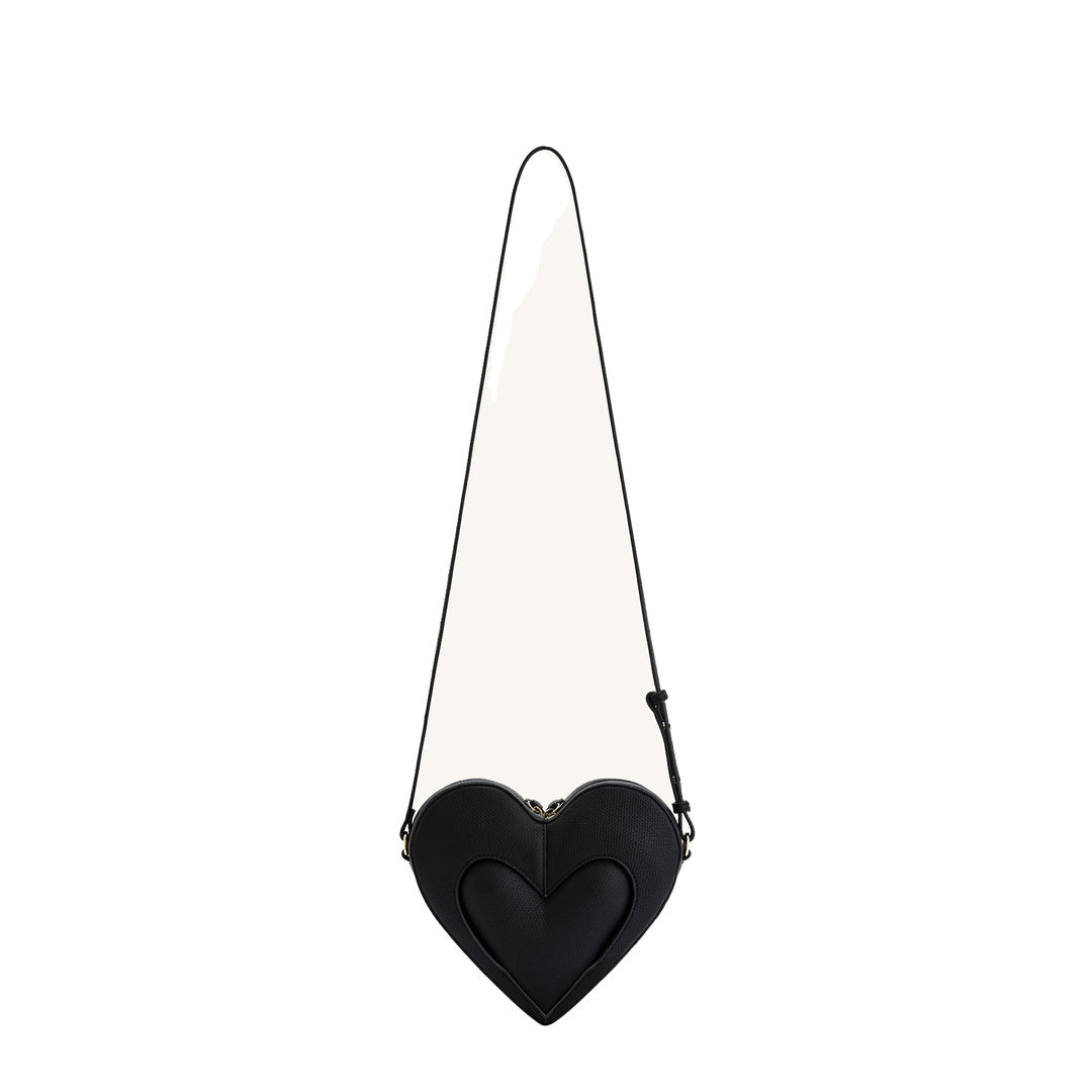 JW PEI Francisca Heart Shaped Crossbody Bag - Black