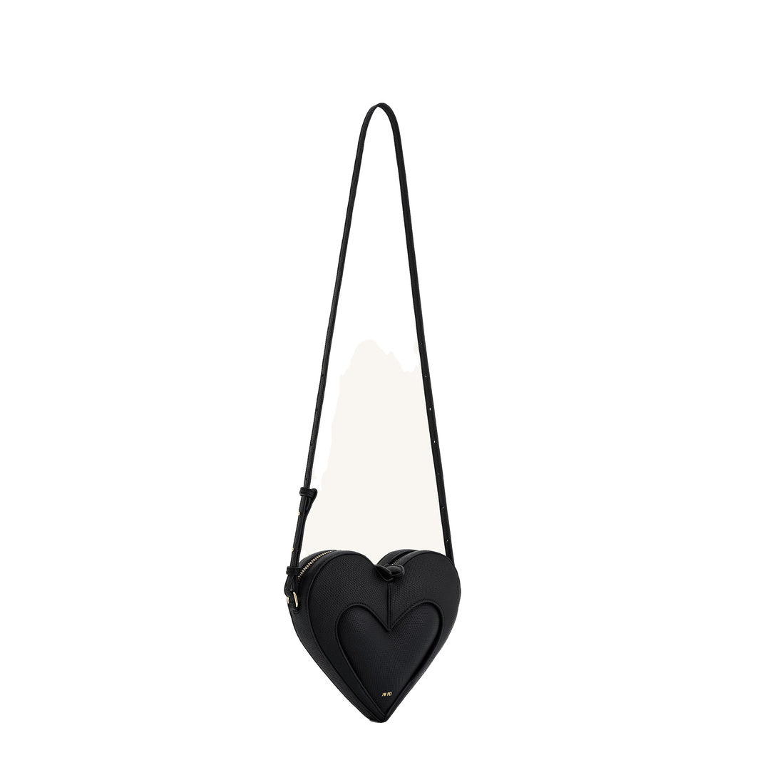 JW PEI Francisca Heart Shaped Crossbody Bag - Black
