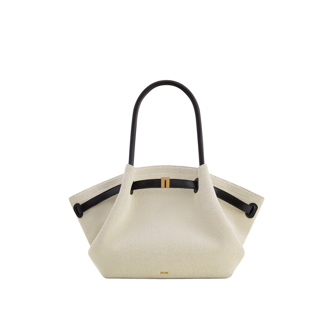 JW PEI Hana Medium Tote Bag - Black Canvas