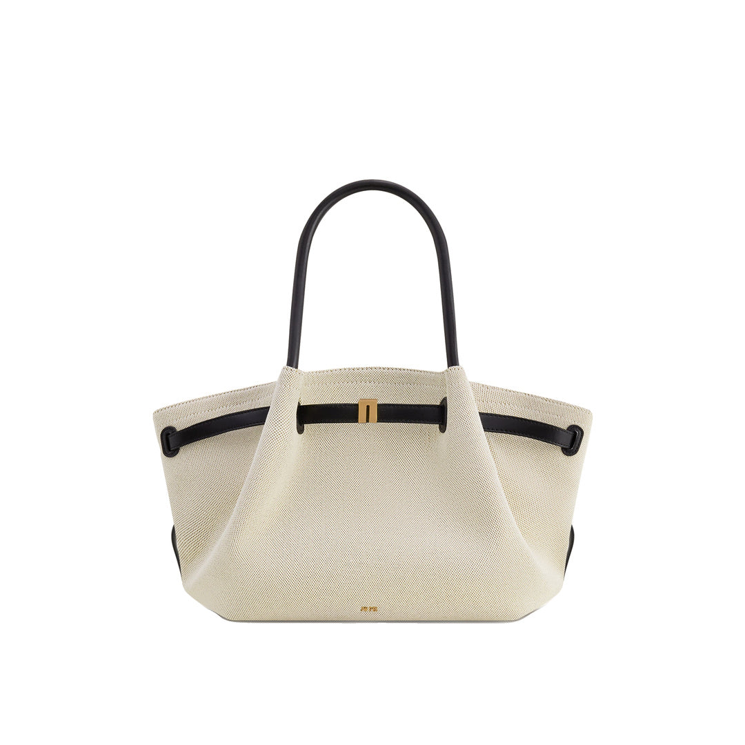 JW PEI Hana Medium Tote Bag - Black Canvas
