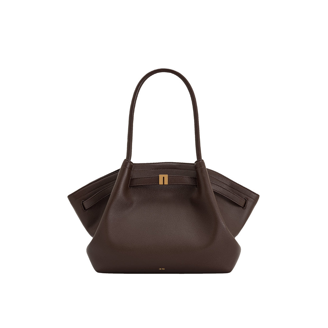 JW PEI Hana Medium Tote Bag - Dark Brown