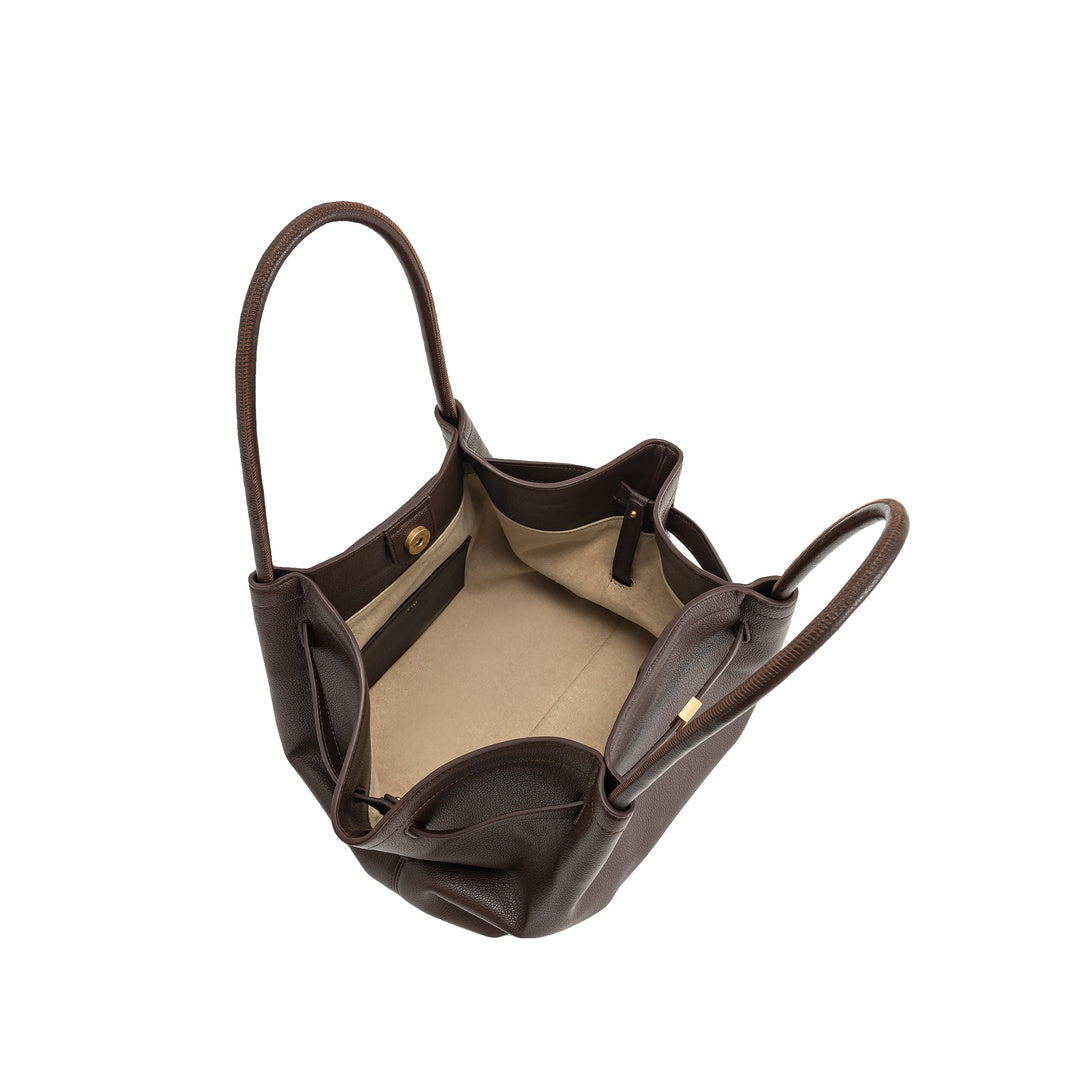 JW PEI Hana Medium Tote Bag - Dark Brown