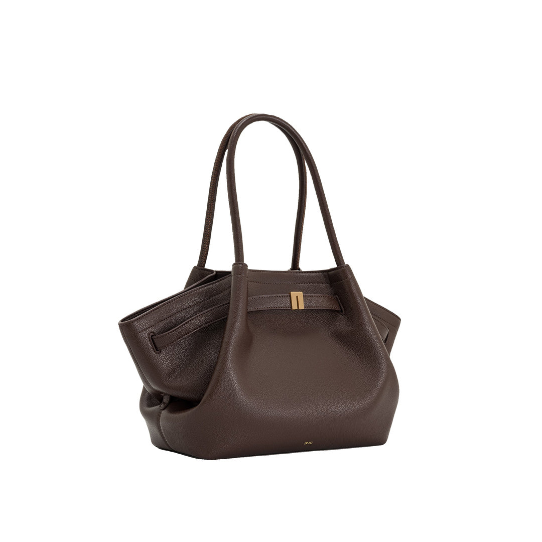 JW PEI Hana Medium Tote Bag - Dark Brown