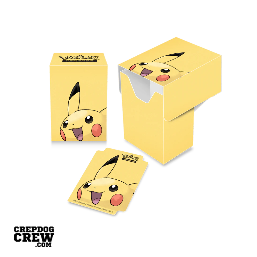 ULTRA PRO POKEMON DECK BOX PIKACHU FULL VIEW