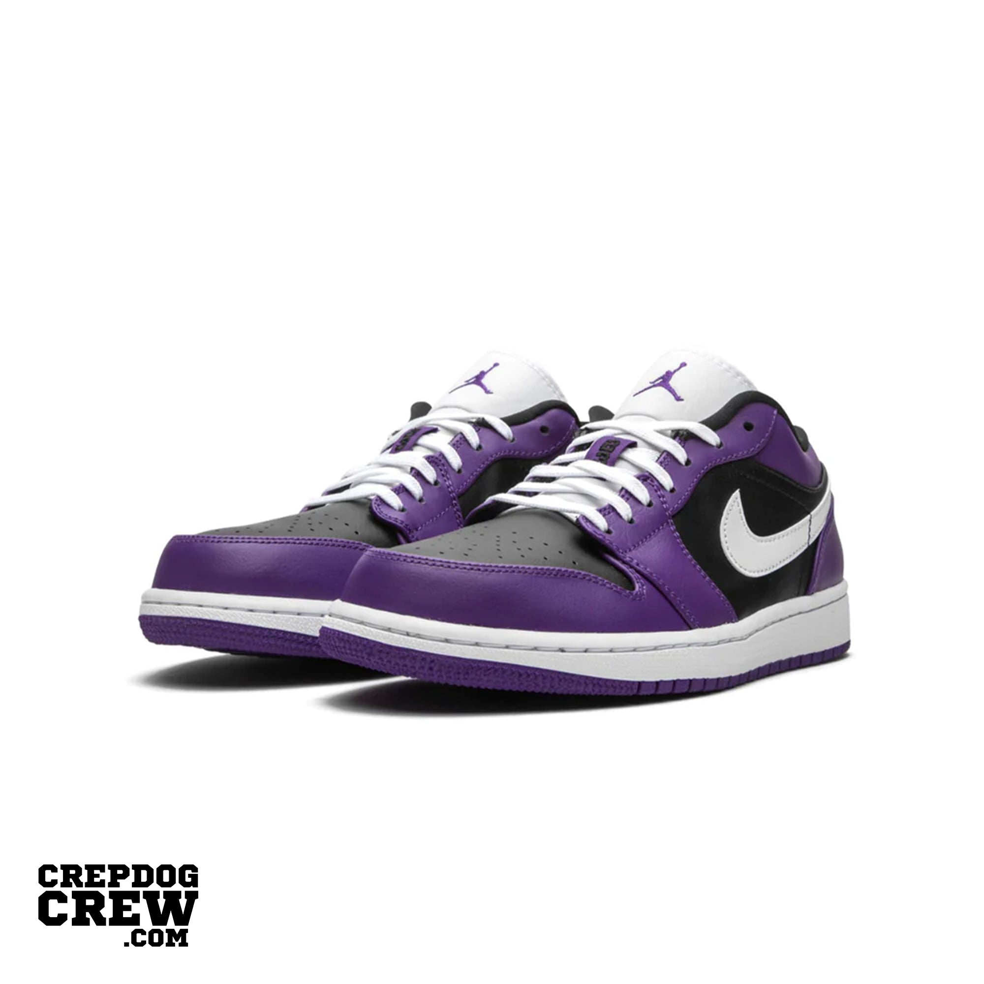 Air jordan 1 low white/black-court purple hotsell