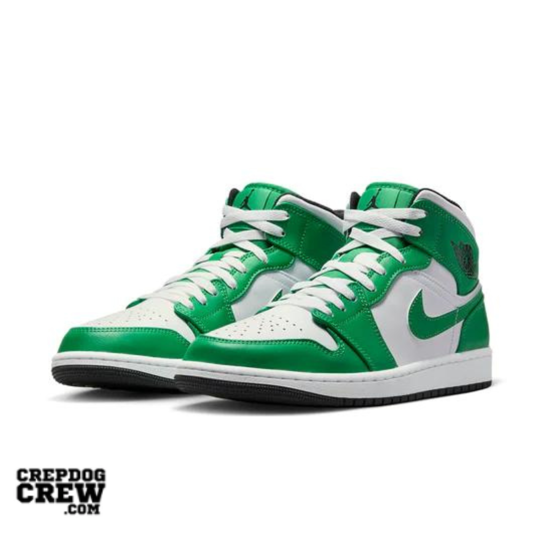 Jordan 1 Mid Lucky Green