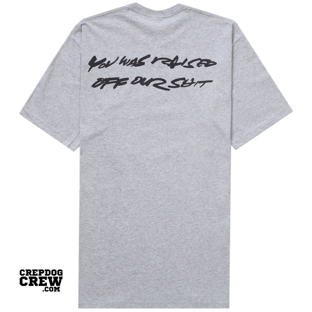 Supreme Futura Box Logo Tee Heather Grey - Main Image