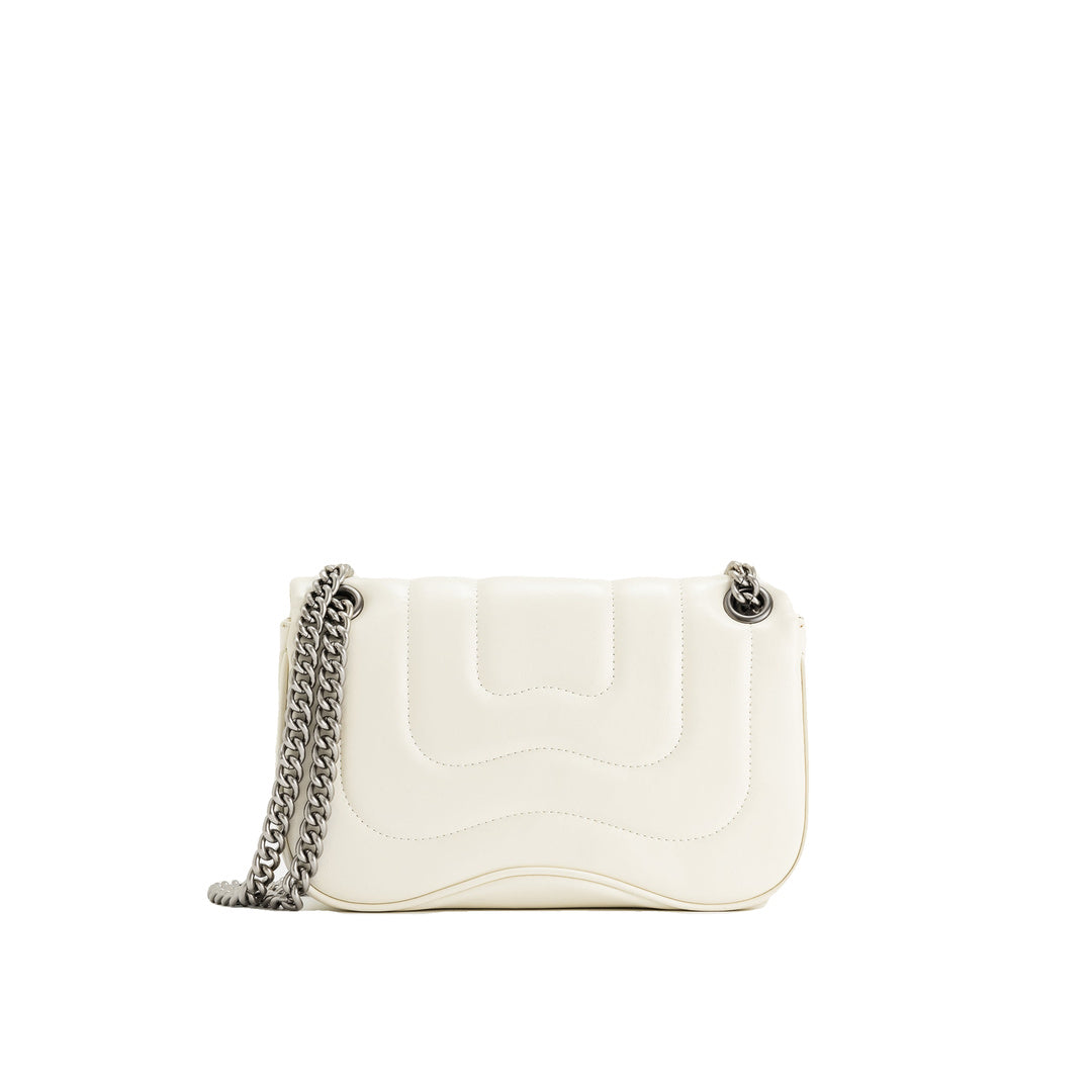 JW PEI Tina Quilted Chain Crossbody - Ivory