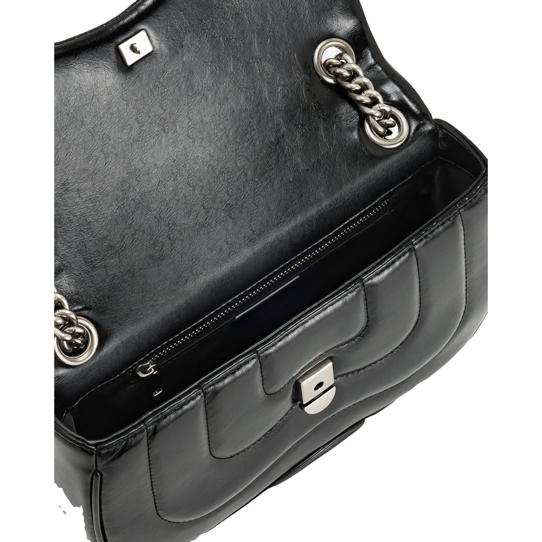 JW PEI Tina Quilted Chain Crossbody - Black