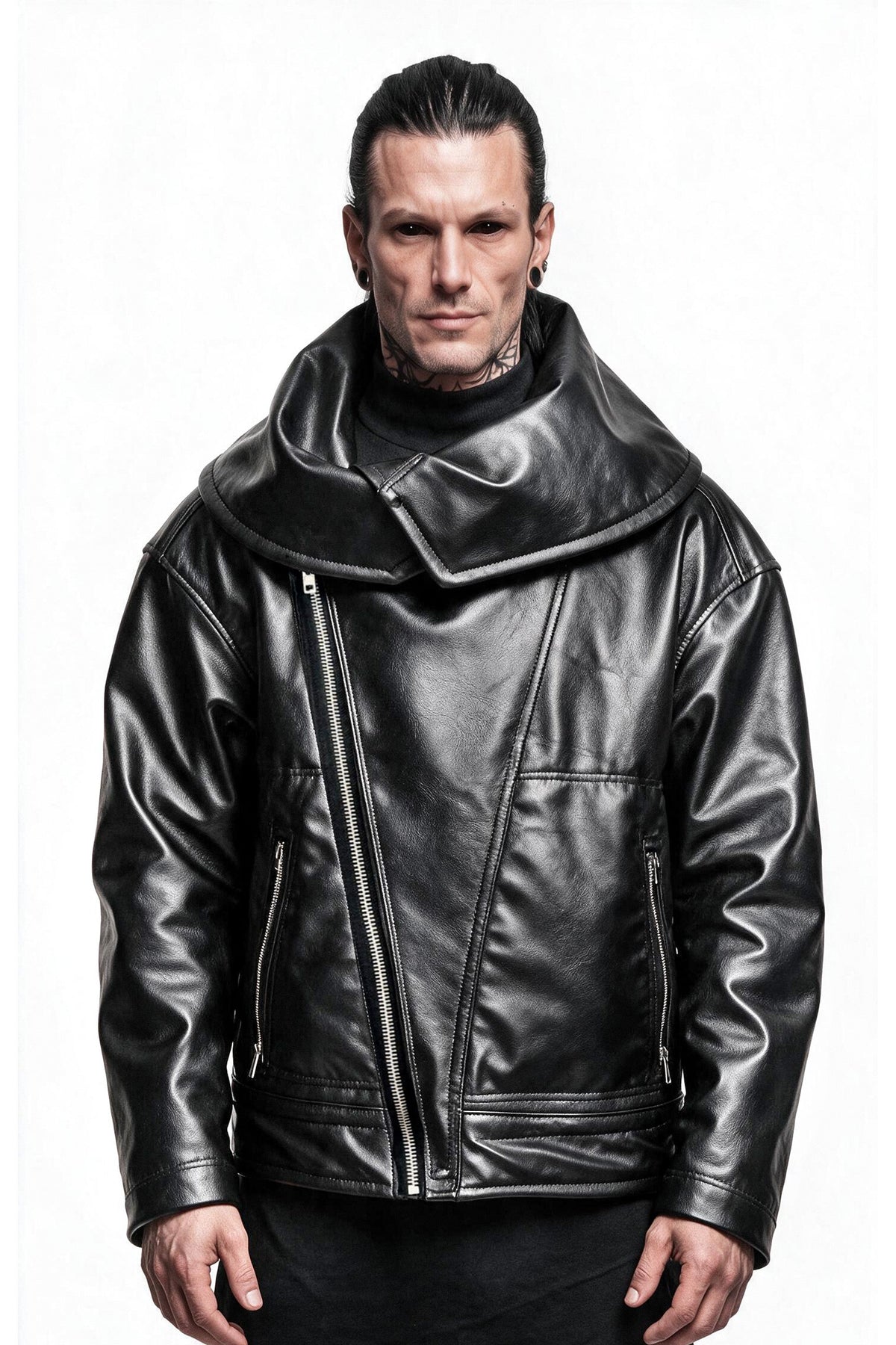 STATEMENT COLLAR JACKET
