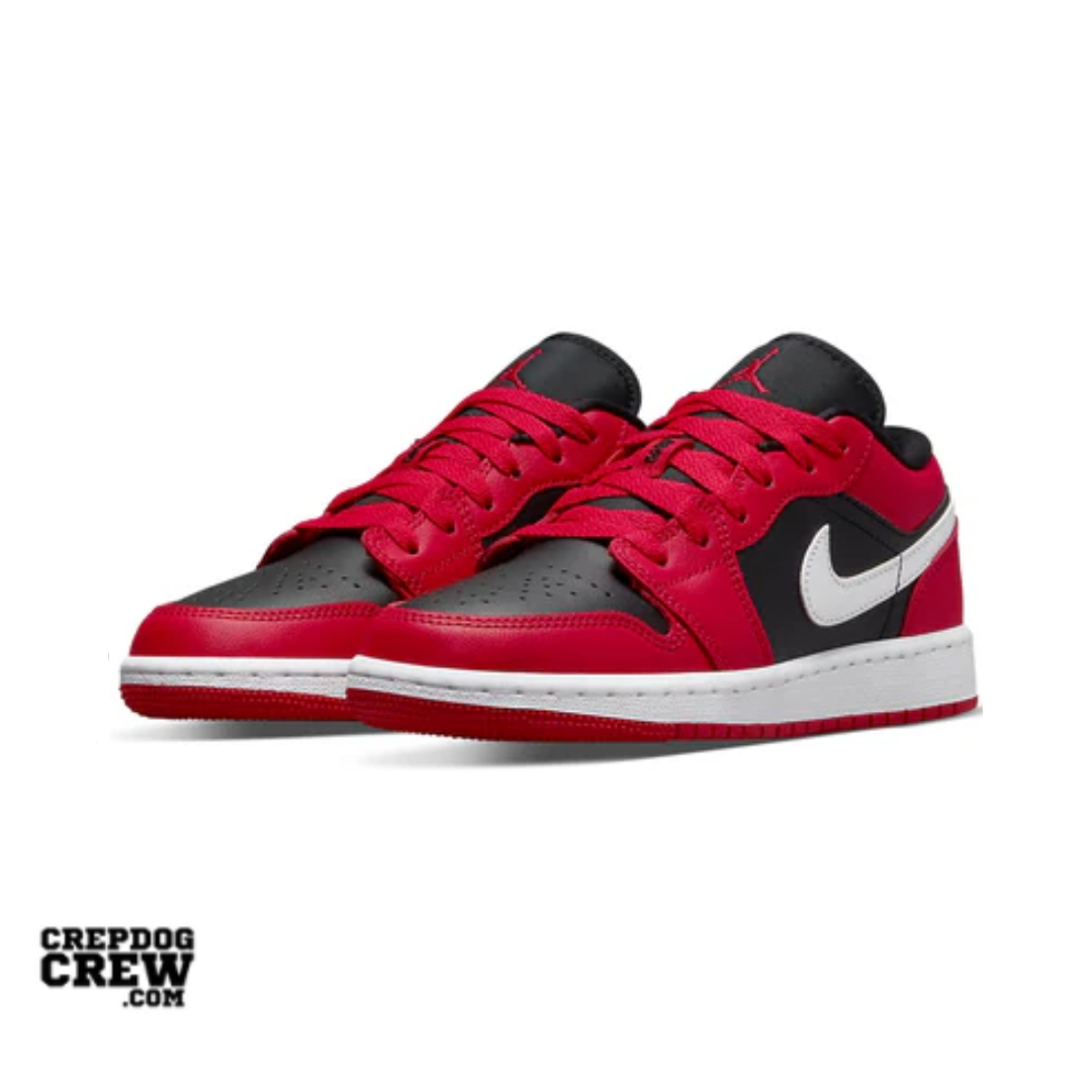 Jordan 1 Low Black Very Berry (GS)