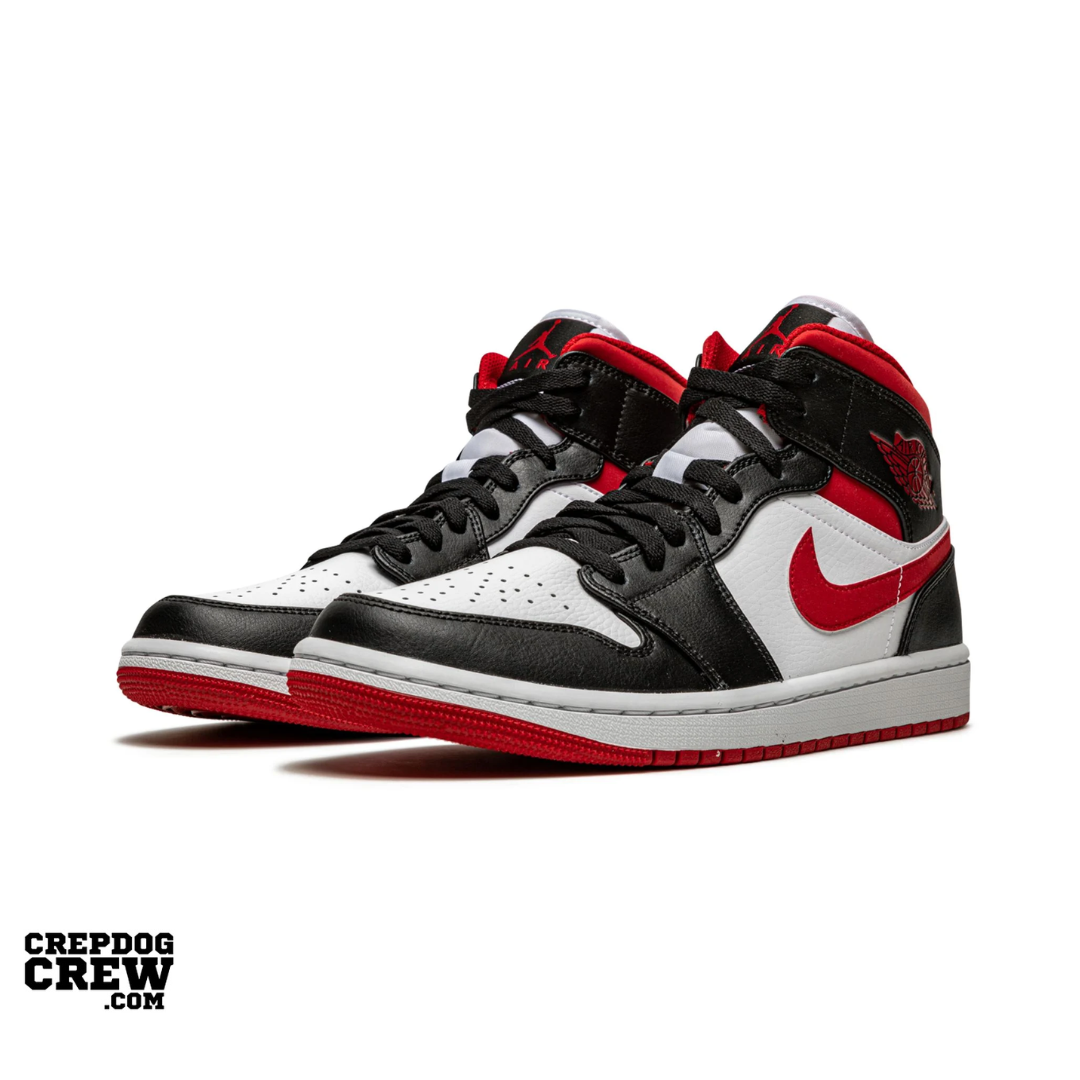 Jordan 1 Mid Gym Red Black White