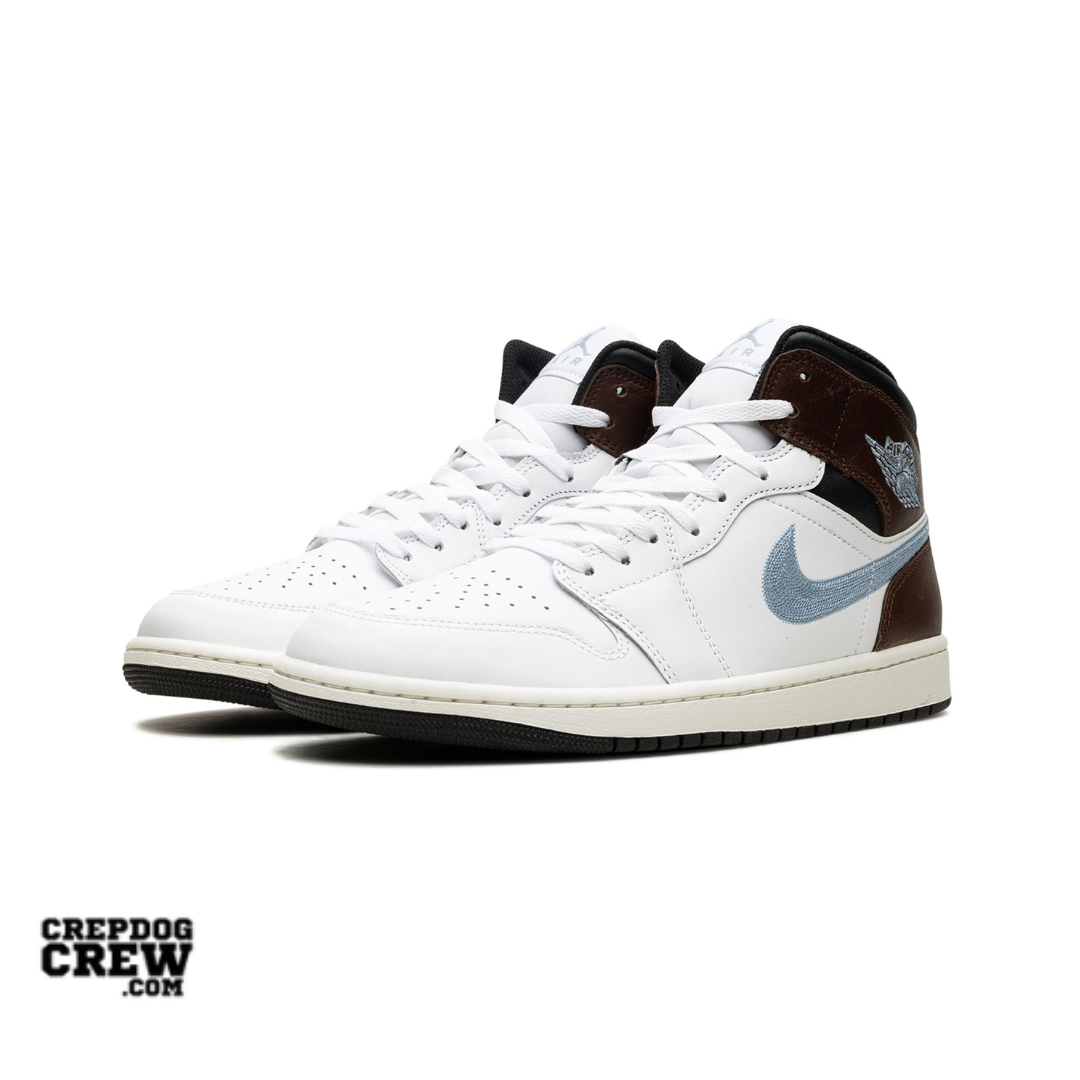 Jordan 1 Mid SE Brown Blue Grey