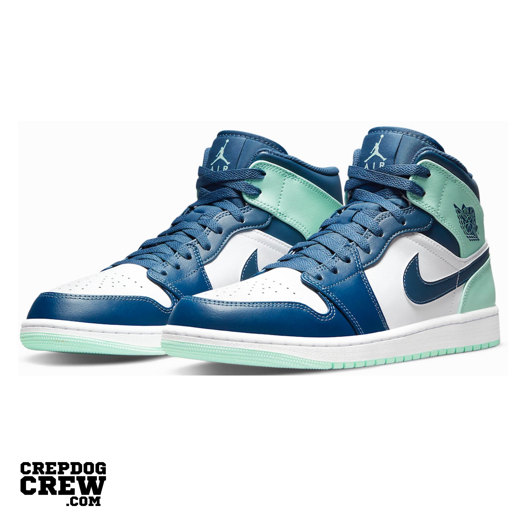 Air jordan 1 mid navy blue best sale