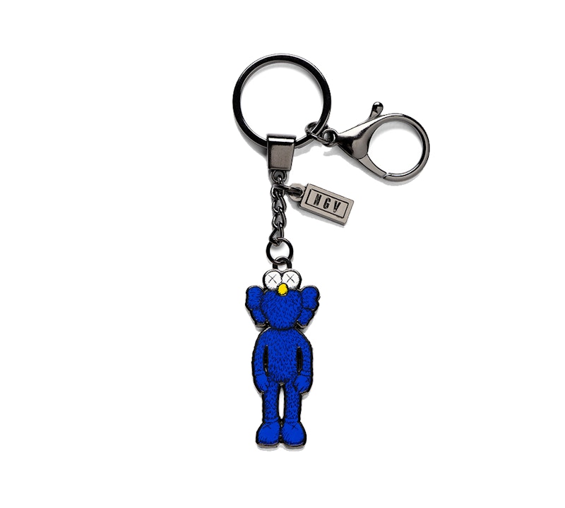 KAWS BFF Keychain Blue