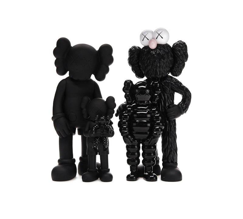 KAWS Family Vinyl Figures Black