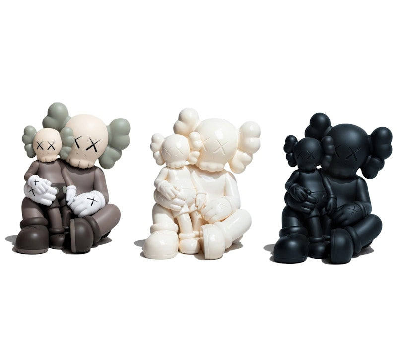 KAWS Holiday Changbai Mountain Vinyl Figure Set Brown/Snowy White/Black