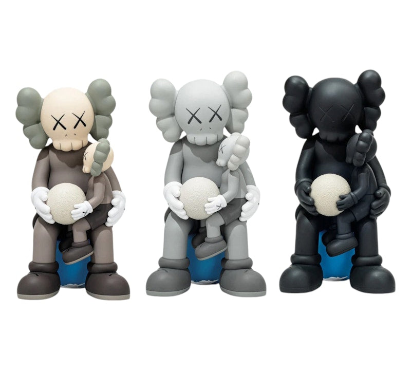 KAWS Holiday Thailand Vinyl Figure Set Brown/Grey/Black