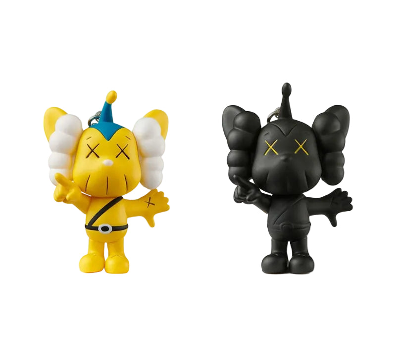 KAWS Tokyo First JPP Keychain Yellow/Black Set (2021)