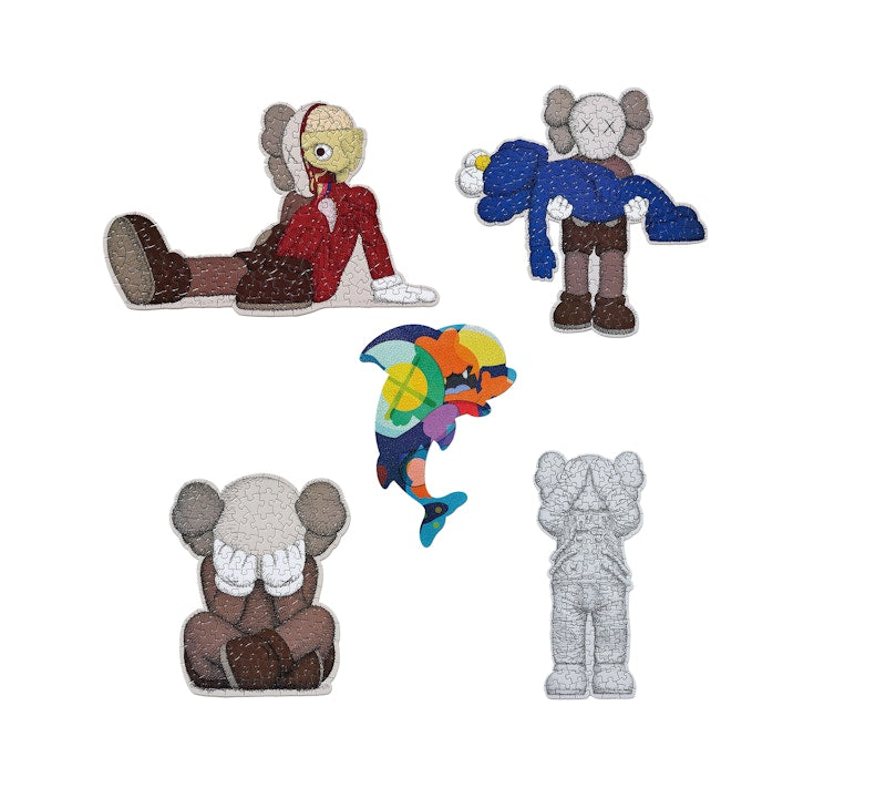 KAWS Tokyo First Jigsaw Puzzle Set (100 - 1,000 Pieces Each)
