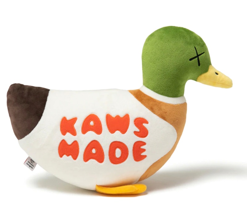 KAWS x Human Made Duck Plush Down Doll