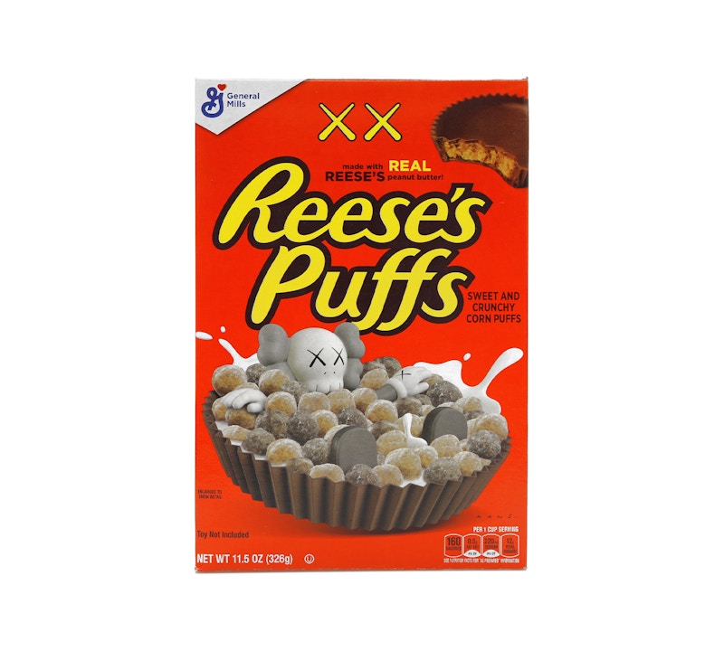 KAWS x Reese's Puffs Cereal (Not Fit For Human Consumption)