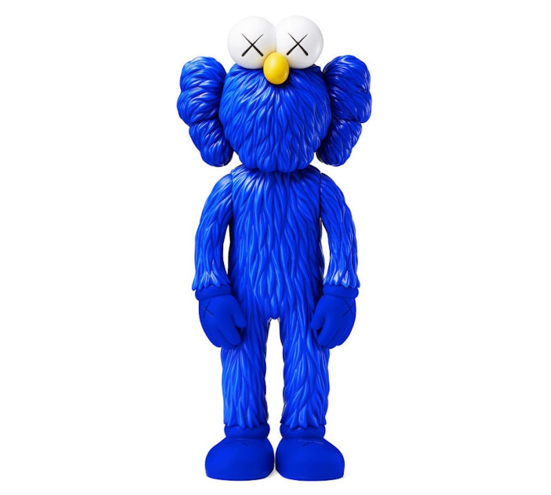 KAWS BFF Open Edition Vinyl Figure Blue