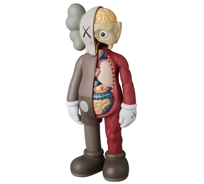 KAWS Companion Flayed Open Edition Vinyl Figure Brown