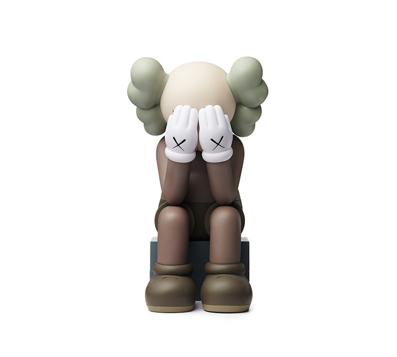 KAWS Passing Through Open Edition Vinyl Figure Brown