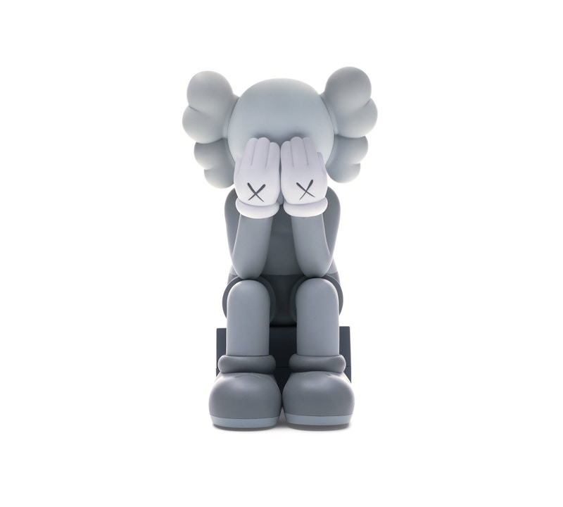 KAWS Passing Through Open Edition Vinyl Figure Grey