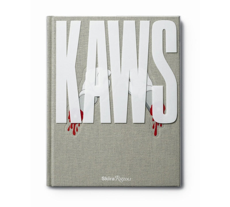 KAWS Rizzoli Hardcover Book Grey