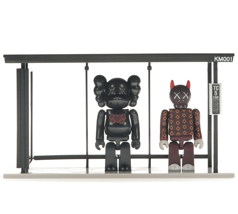 KAWS x Medicom Bus Stop Series Volume 1 Vinyl Toy Black/Red