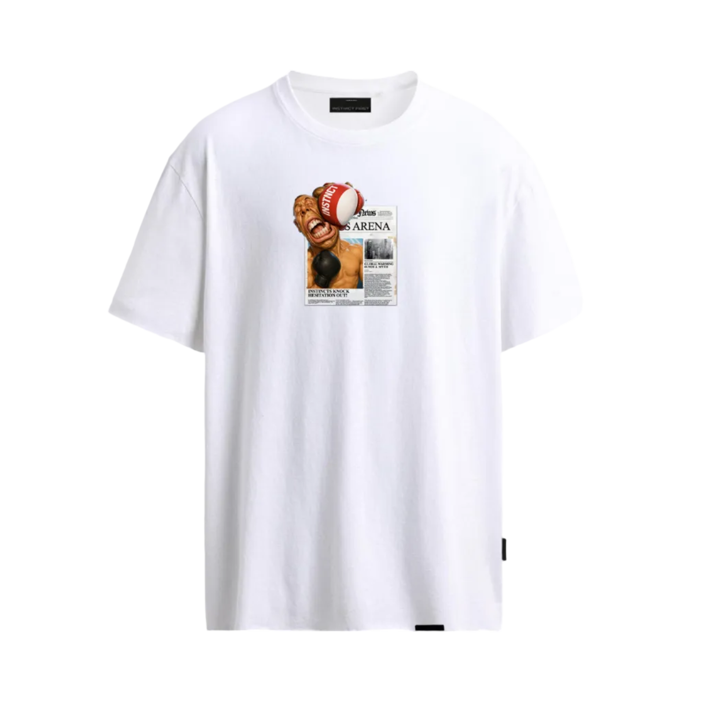 Knockout - Relaxed Fit Tshirt (White)